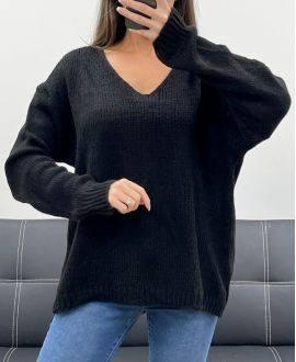Pull Oversize Cocooning Noir