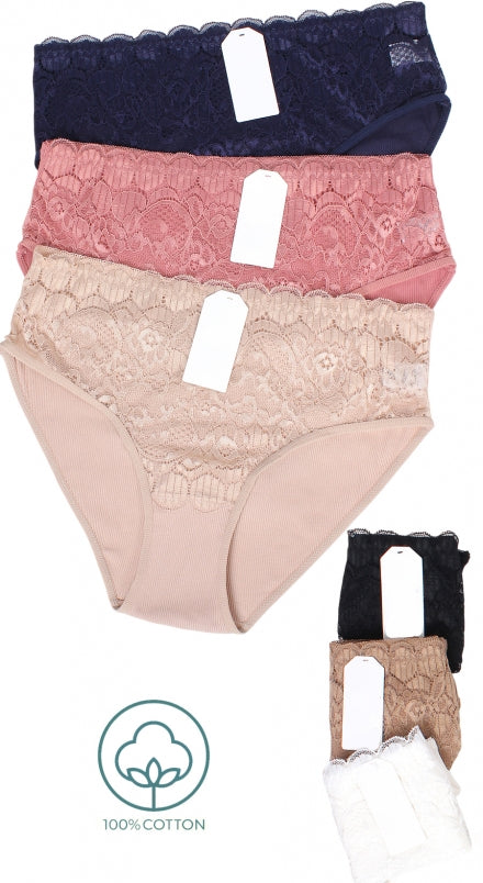 Culottes grandes tailles coton avec élasthanne