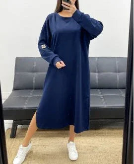 Robe Oversize à Fentes
